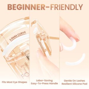 FOCALLURE Portable Mini Eyelash Curler