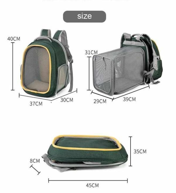 Cat Carrier & Small-Medium Dog Backpack