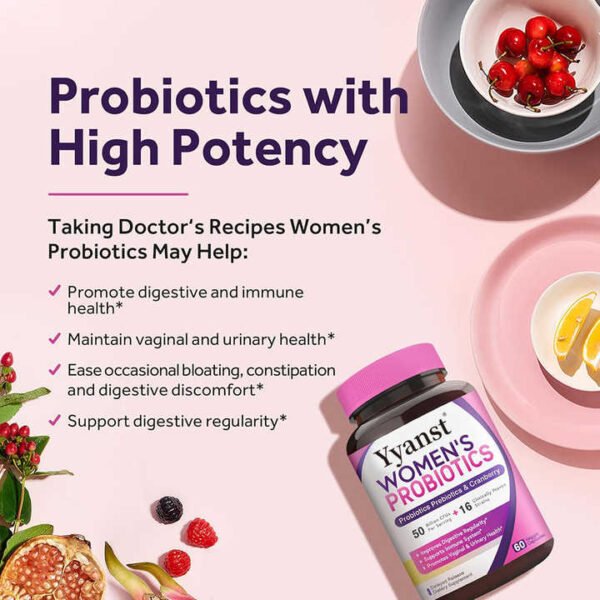 Women's Probiotics Cranberry Capsules