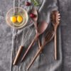 Elegant Wooden Kitchen Utensil Set
