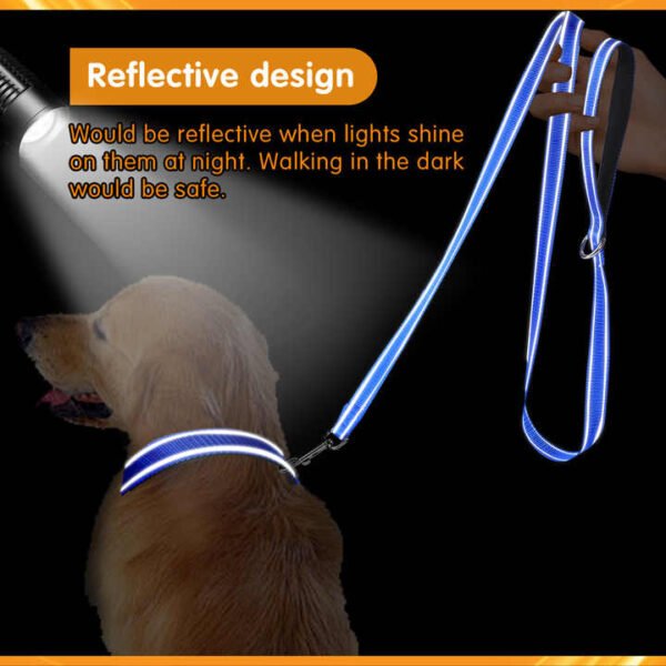Hdf90dc36da27424ebb0c00631b984d020.jpg_720x720q50_800x800.jpg Premium Pet Night Reflection Dog Leash