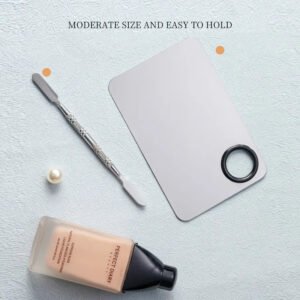 Beauty Salon Color Cream Mixing Palette With A Spatula Makeup Nail Art Palette